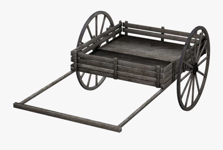 Cart, Wooden Cart, Dare, Isolated - Png Wooden Cart Transparent, Transparent Clipart