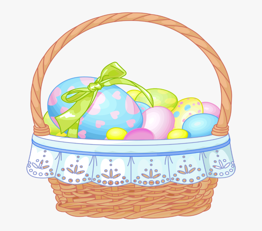 Basket Clipart Old Fashioned - Easter Basket Transparent Background, Transparent Clipart