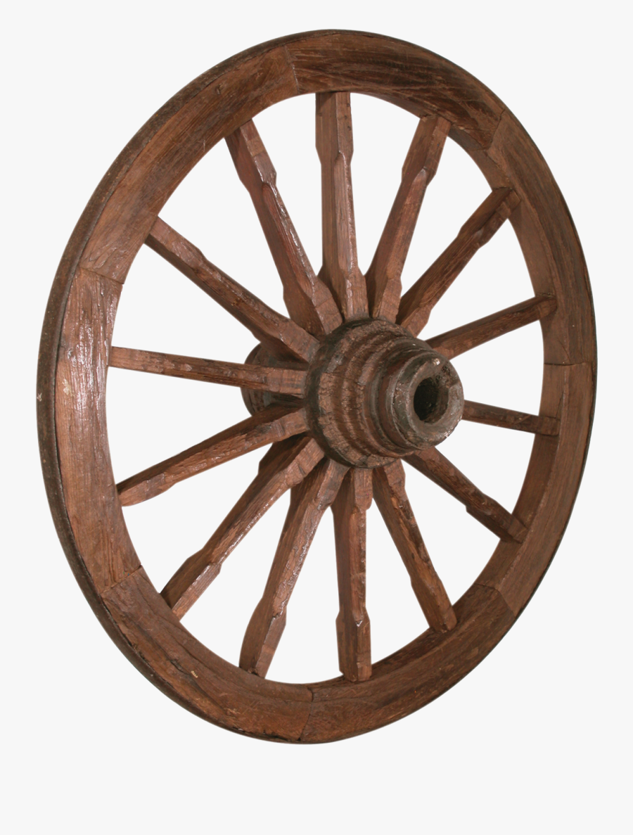 Transparent Llanta Clipart - Old Wooden Wheel Png, Transparent Clipart