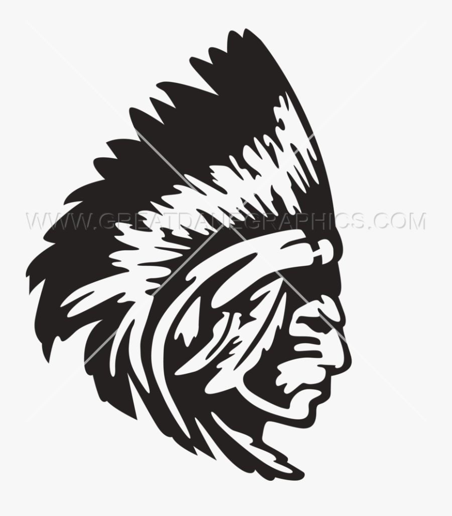 Indian Chief Headdress Drawing - Indian Drawing Of A Chief, Transparent Clipart