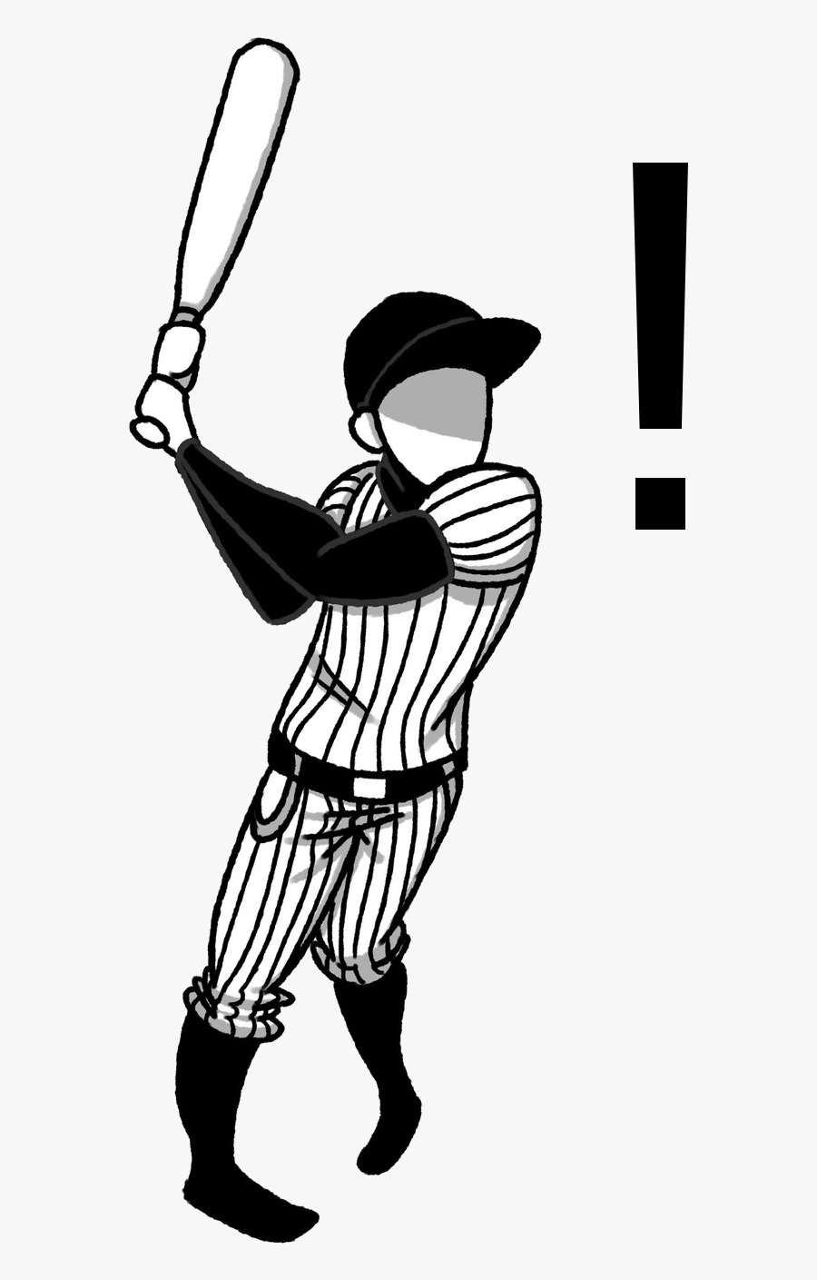 Baseball Player Swinging Bat Clip Art , Transparent, Transparent Clipart