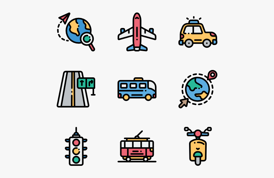 Icon Packs Vector - Road Trip Icon Png, Transparent Clipart