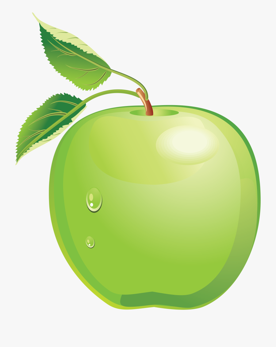 Green Apple Isolated Stock - Clipart Green Apple Png, Transparent Clipart