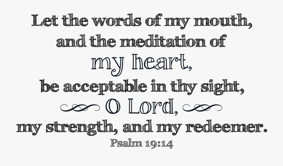 Thanksgiving Clipart Scripture - Calligraphy, Transparent Clipart