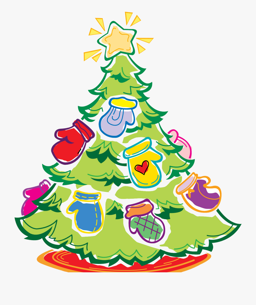 Mitten Tree Clip Art, Transparent Clipart