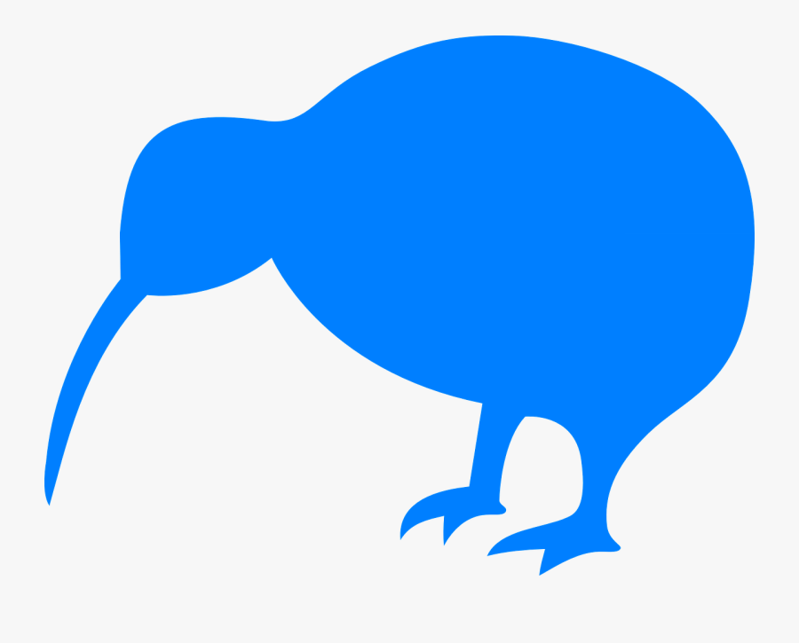 Kiwi Bird Black And White, Transparent Clipart