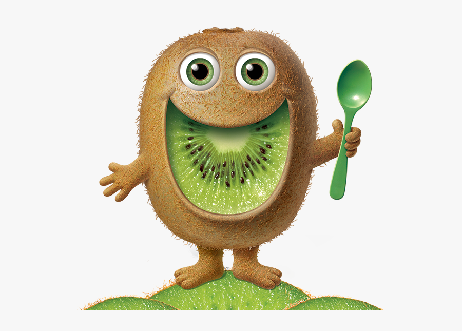 Transparent Cute Fruit Clipart - Mighties Kiwi, Transparent Clipart
