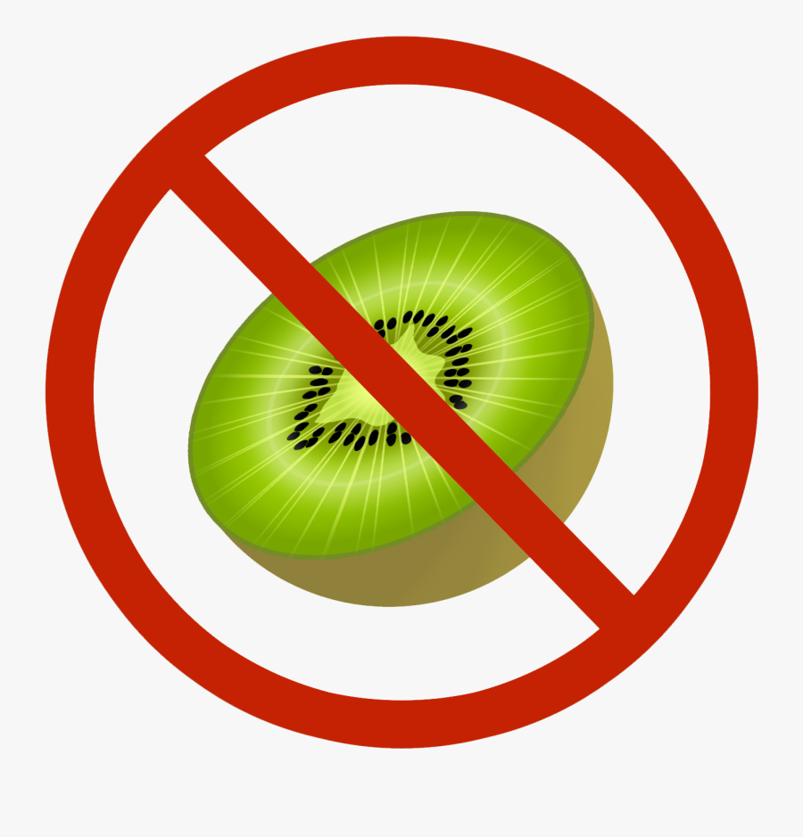 Graphic Free Image No Png The - No Kiwi Fruit Sign, Transparent Clipart
