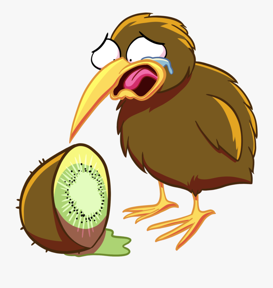 Kiwi Kiwi Bird Kiwi Fruit Oops Art Marachi Studios - Turkey, Transparent Clipart