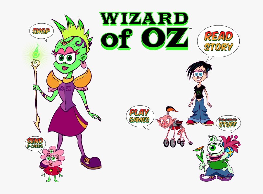 Wizard Of Oz - Cartoon, Transparent Clipart