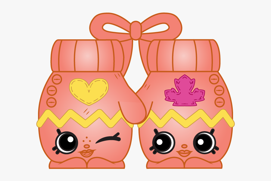Shopkins - Shopkins Mittens, Transparent Clipart