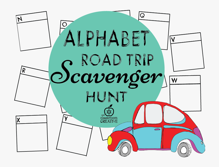 Alphabet Freebie Road Trip - City Car, Transparent Clipart