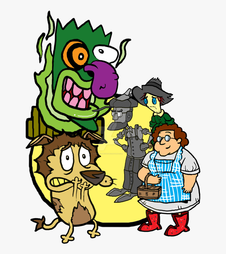 Courage The Cowardly Dog Oz Clipart , Png Download - Courage The Cowardly Doğ, Transparent Clipart