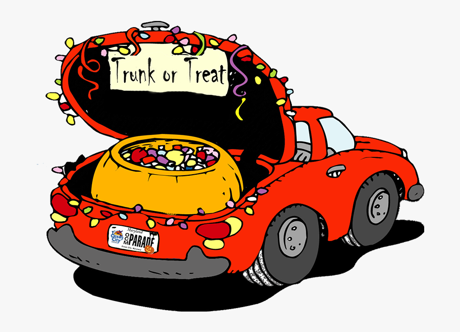 Transparent Cartoon Car Png - Trunk Or Treat Clipart, Transparent Clipart