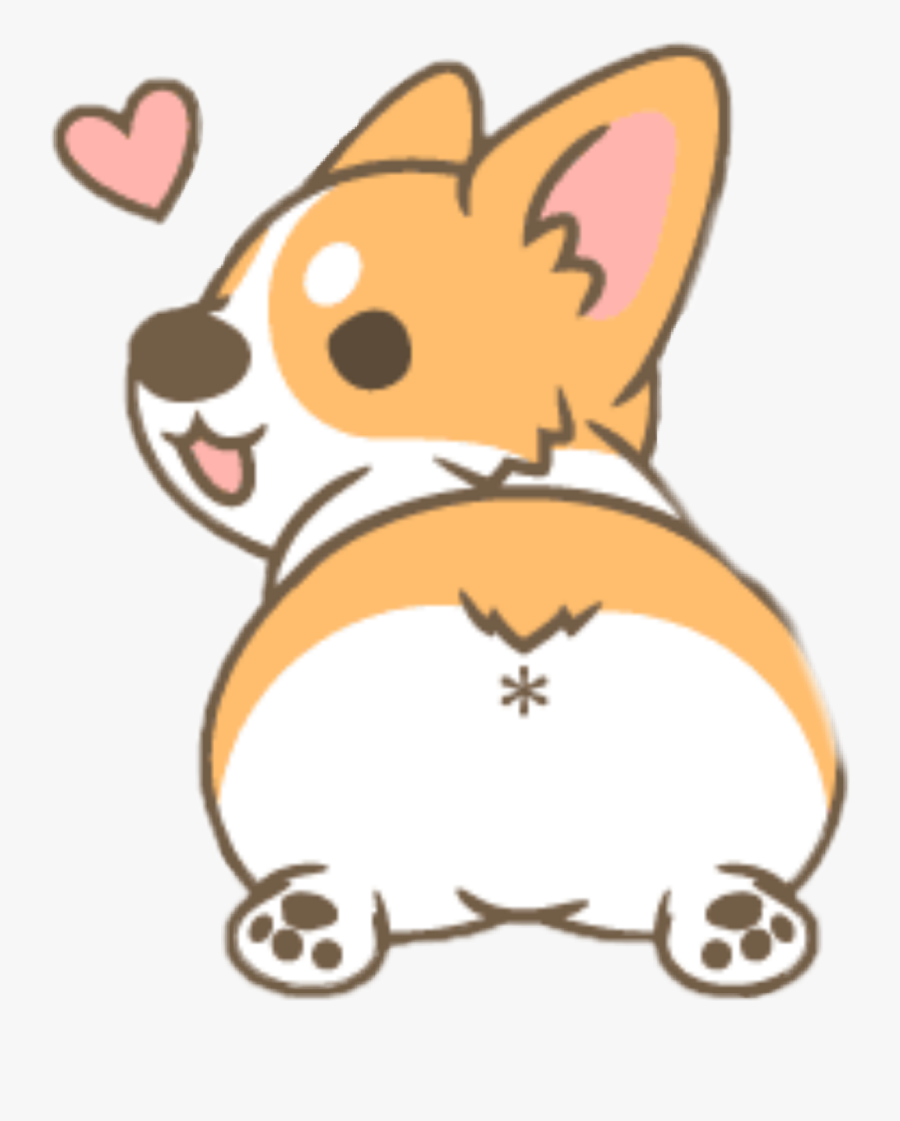 Corgi Clipart Cute Animal - Kawaii Corgi Png, Transparent Clipart