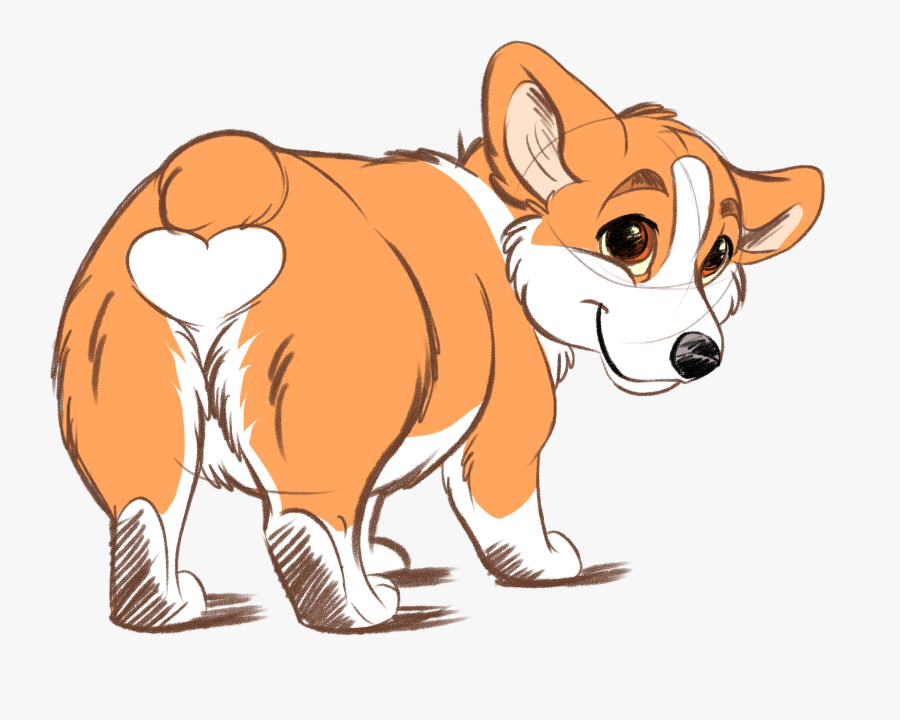 Transparent Corgi Clipart - Corgi Lineart, Transparent Clipart