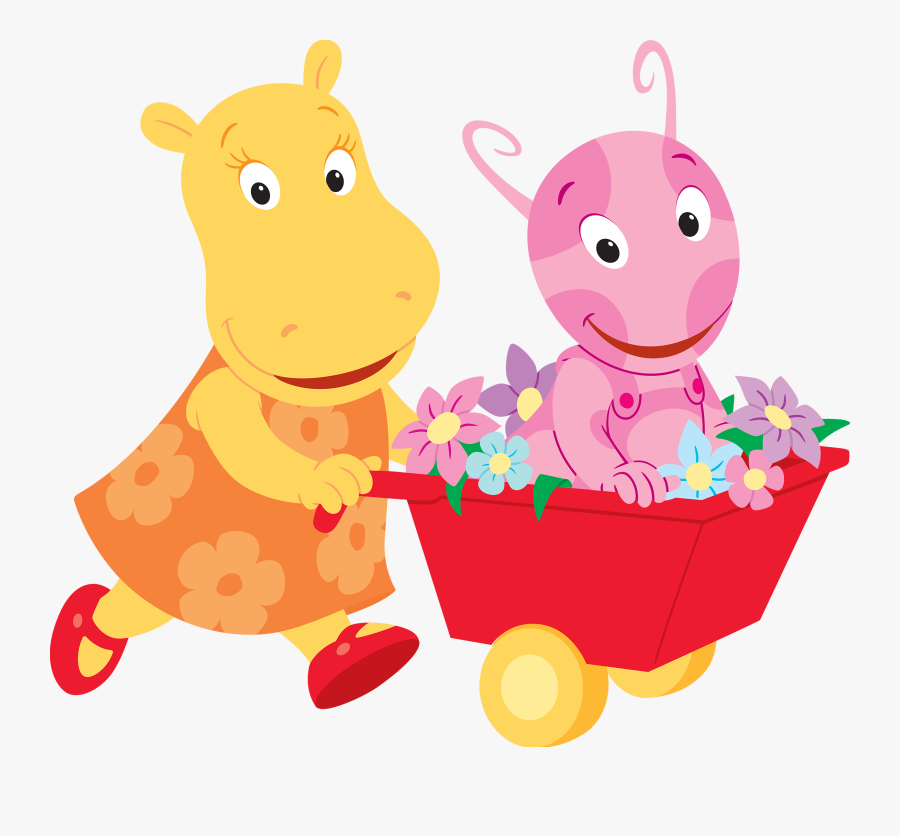 Wheelbarrow Clipart Walk - Backyardigans, Transparent Clipart