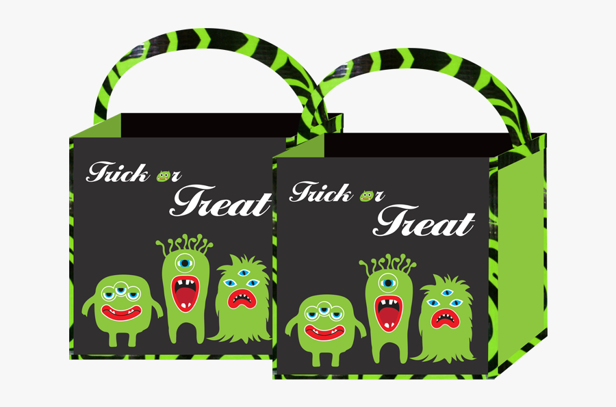 Transparent Trick Or Treat Bag Png, Transparent Clipart