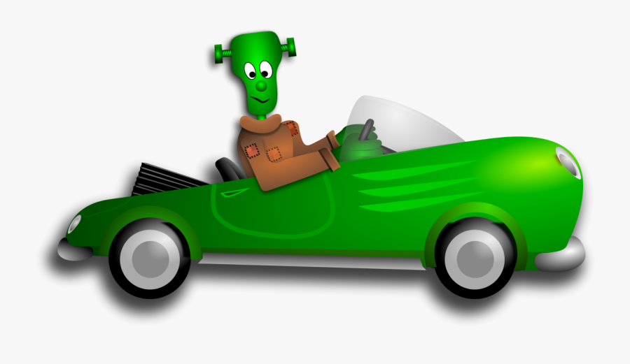 Frankenstein Halloween Automobile - Halloween Clip Art Cars, Transparent Clipart