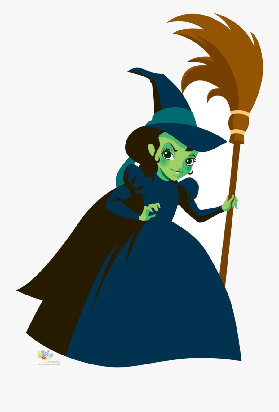 Wizard Of Oz Border Clipart Wicked Witch Transparent - Wizard Of Oz Wicked Witch Cartoon, Transparent Clipart