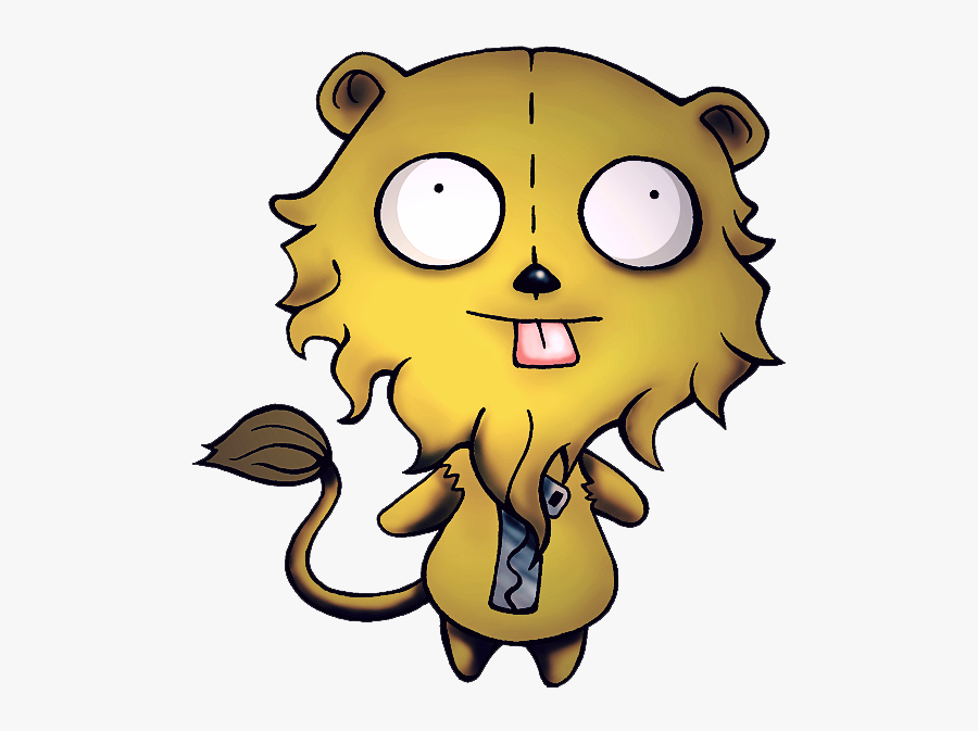 Gir The Cowardly Lion By Gorilla Ink - The Cowardly Lion, Transparent Clipart
