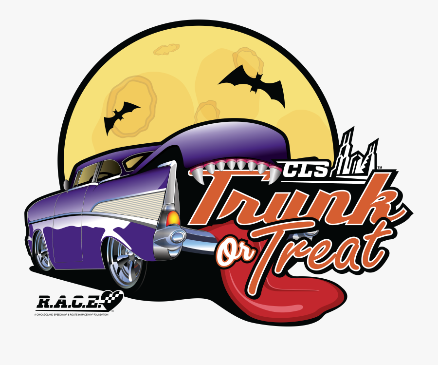 Car Wheel Clipart Nascar Racetrack , Png Download - Trunk Or Treat Png, Transparent Clipart