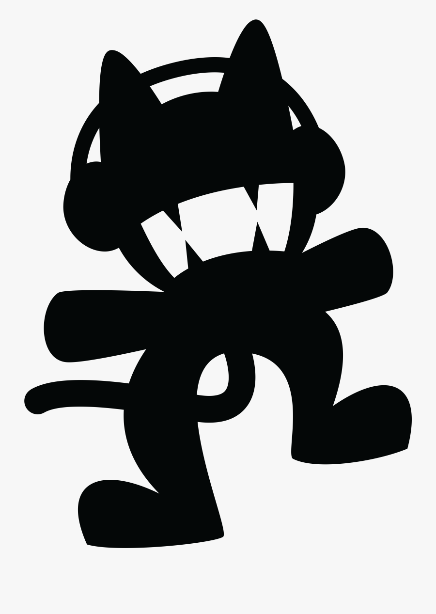 Clip Art Cat Listening Image Transparent - Monstercat Gif, Transparent Clipart