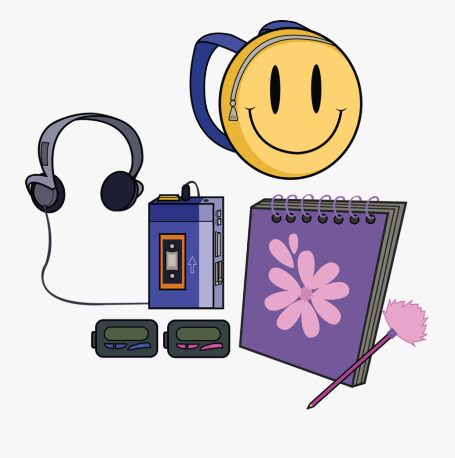 Transparent 90s Clipart - 90s Objects Png, Transparent Clipart
