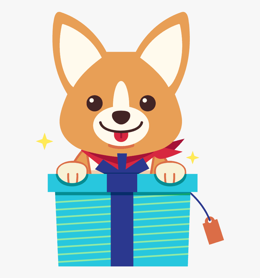 Transparent Corgi Clipart - Corgi Cartoon Head, Transparent Clipart