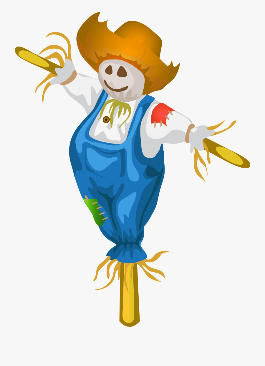 Scarecrow Clipart Straw Man - Scarecrow Transparent Clipart, Transparent Clipart