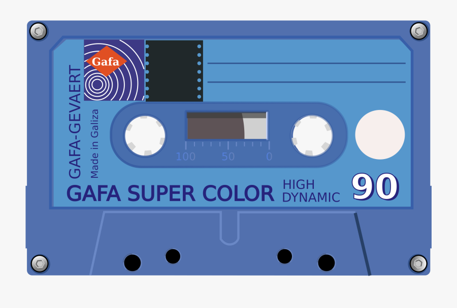 Cassette Clip Art, Transparent Clipart
