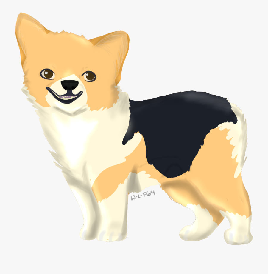 Drawn Corgi Transparent - Pembroke Welsh Corgi, Transparent Clipart