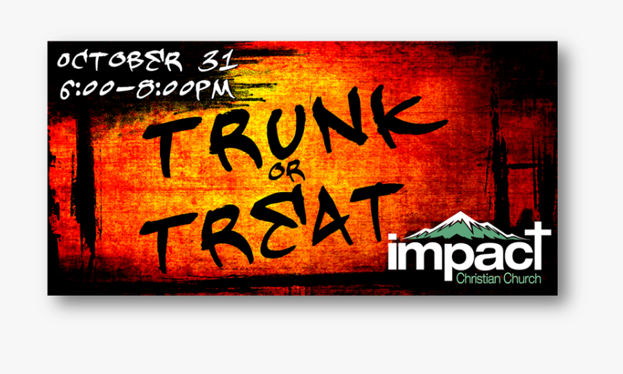 Transparent Trunk Or Treat Png - Poster, Transparent Clipart