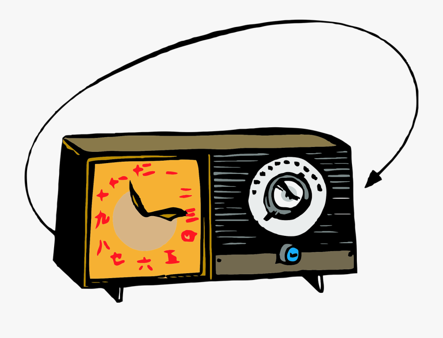 Radio Asian Retro Old Antique Music Listening - Transparent Radio Cartoon Png, Transparent Clipart