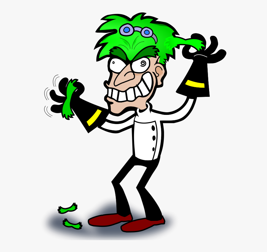 Shrew Clip Art - Mad Scientist Clipart, Transparent Clipart