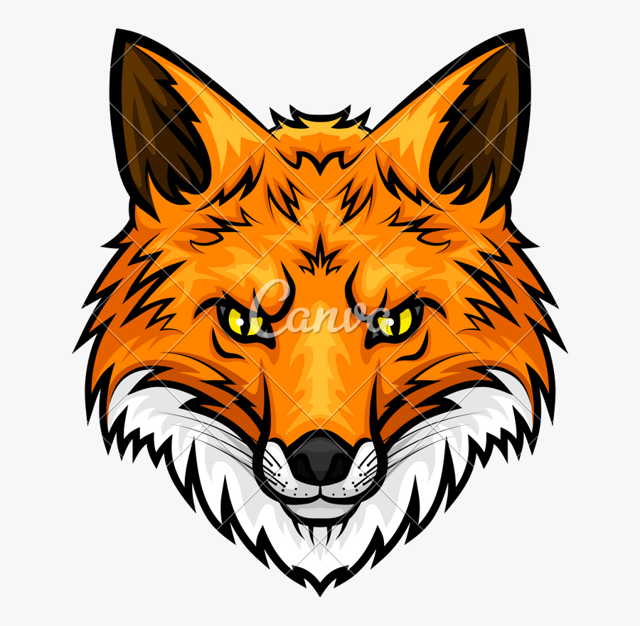 Fox Head Clipart, Transparent Clipart