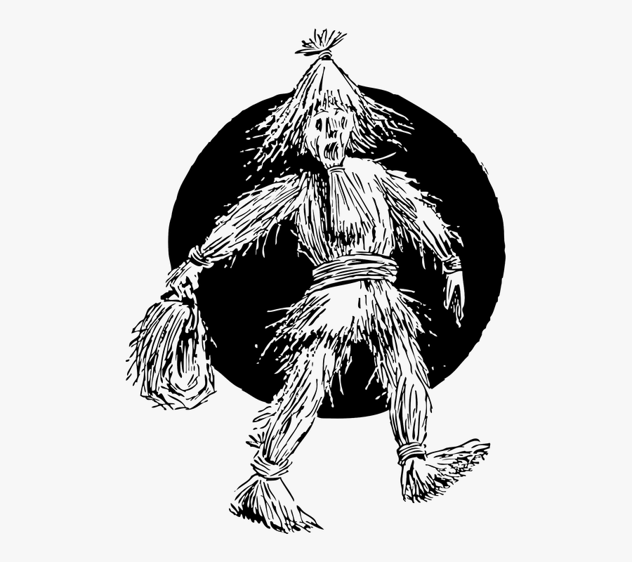Transparent Wizard Of Oz Png - Cartoon Straw Man, Transparent Clipart