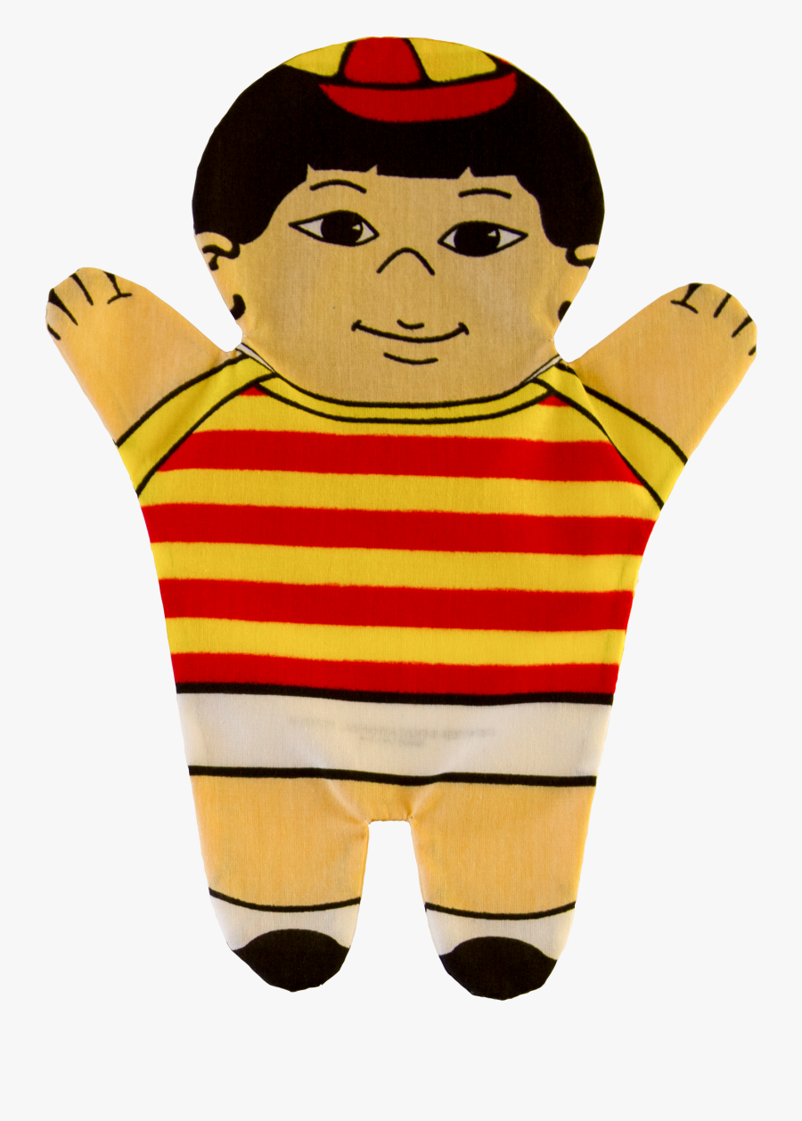 Little Boy Hand Puppet Front - Cartoon, Transparent Clipart