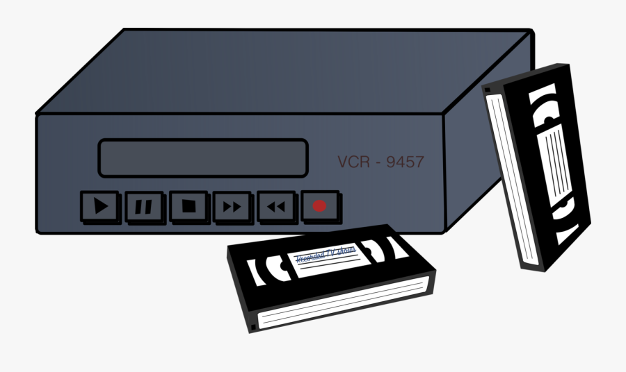 Transparent Cassette Tape Clipart - Vhs Tape Clip Art, Transparent Clipart