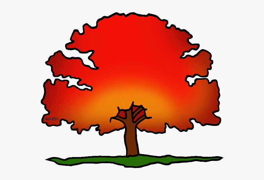 District Tree Of Washington Dc - Red Oak Tree Clip Art, Transparent Clipart