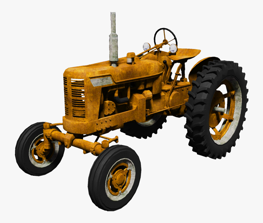 Transparent Tractor Trailer Clipart - Tractor Transparent Background, Transparent Clipart