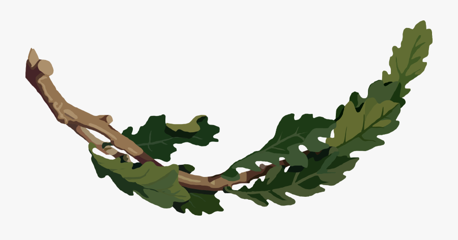 This Free Icons Png Design Of Oak Branch - Oak Tree Branch Clipart, Transparent Clipart