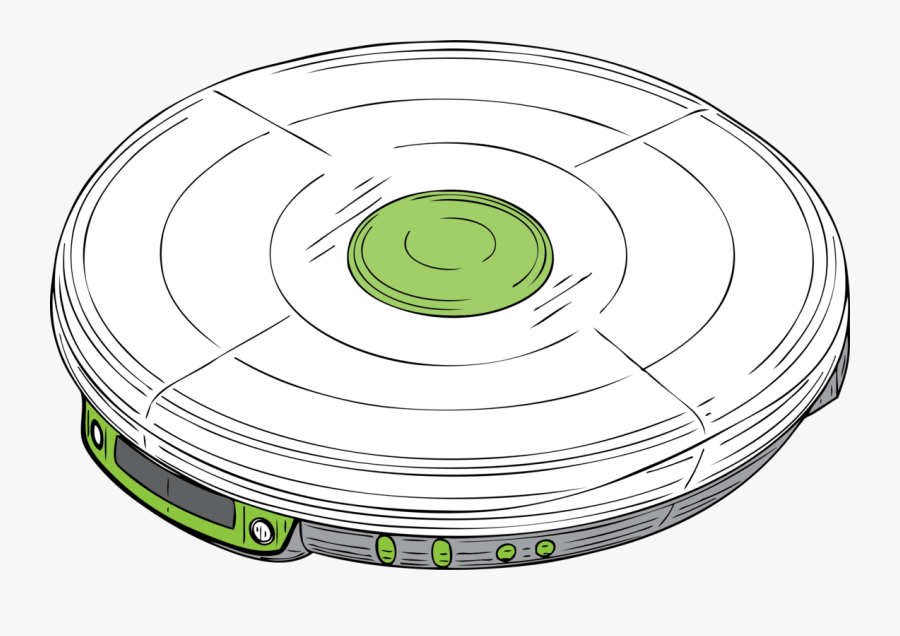 Transparent Cassette Tape Clipart - Discman, Transparent Clipart