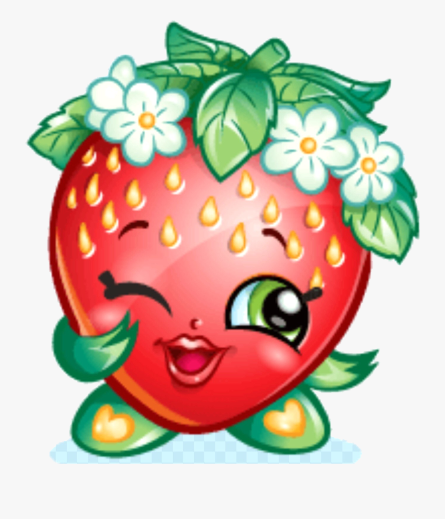 Shopkins Clipart Transparent Png - Shopkins Strawberry Kiss, Transparent Clipart