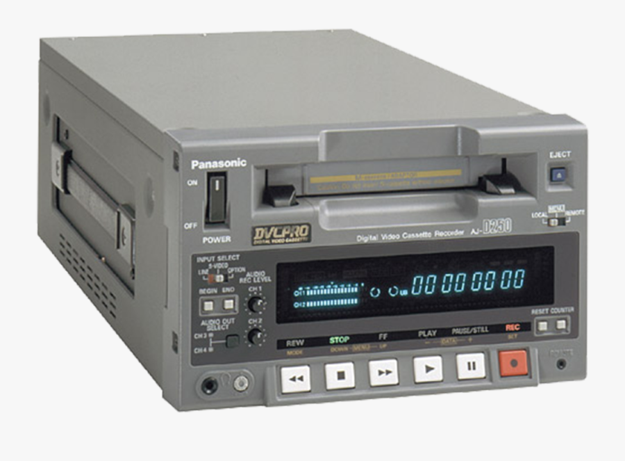 Clip Art Aj D Digital Recorder - Panasonic Aj D250, Transparent Clipart