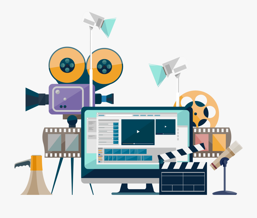 Video Production Design, Transparent Clipart