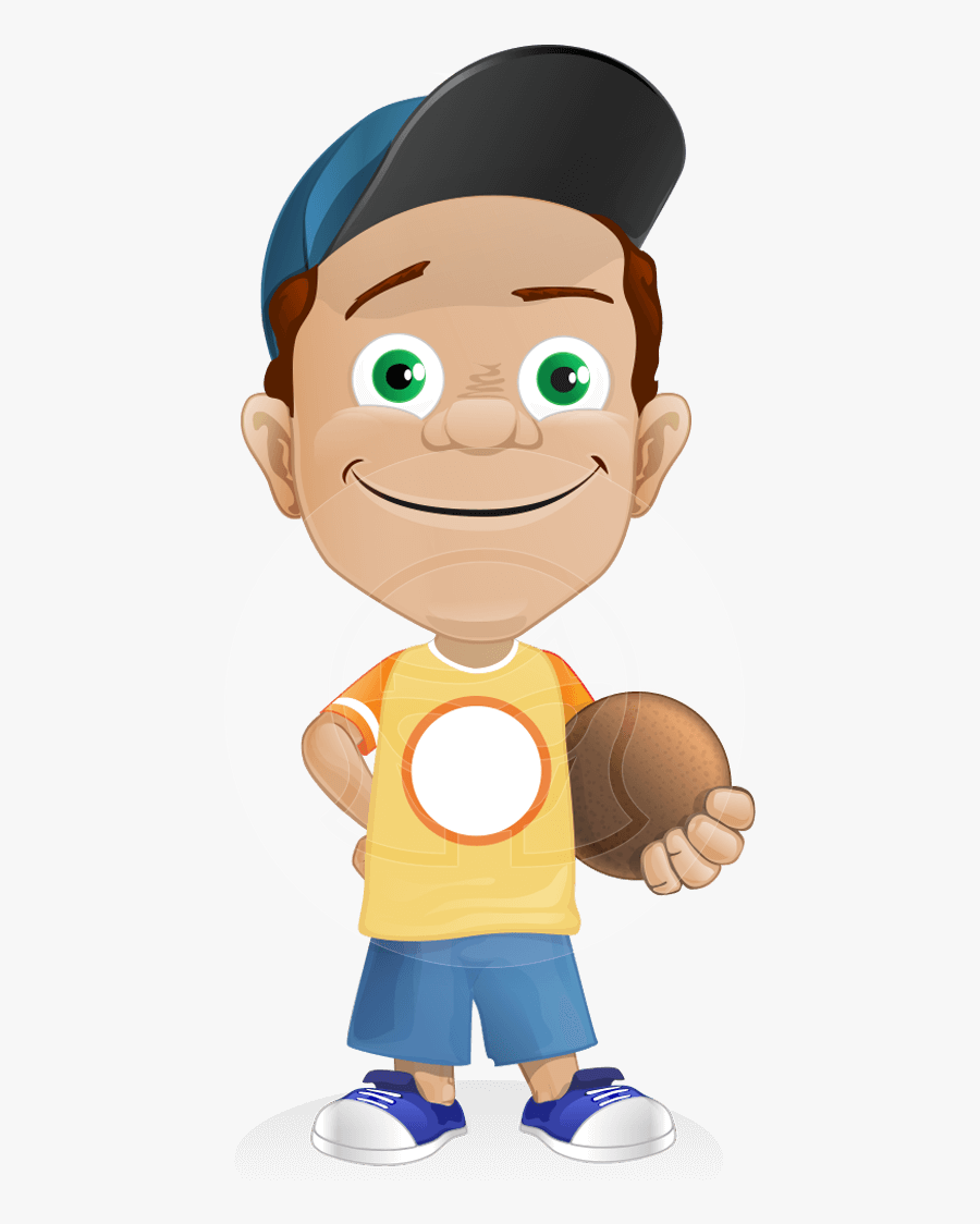 Sporty Boy Cartoons, Transparent Clipart