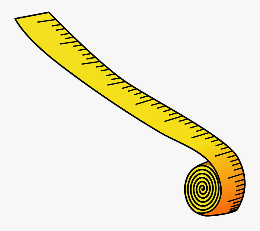 Yellow Clipart Tape Measure - Measuring Tape Clipart , Free Transparent Cli...