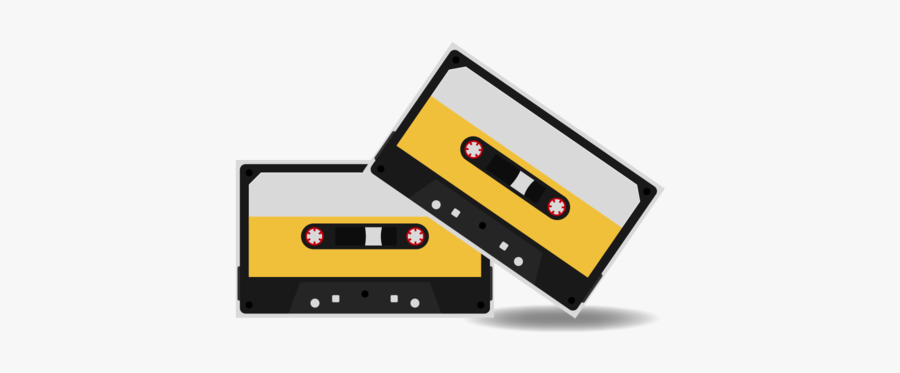Cassette Tape Vectors - Cassette Tape Vector Png, Transparent Clipart