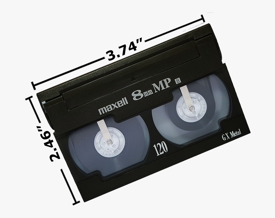 8mm Transfers - Cassette 8mm, Transparent Clipart